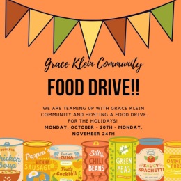 a food drive poster